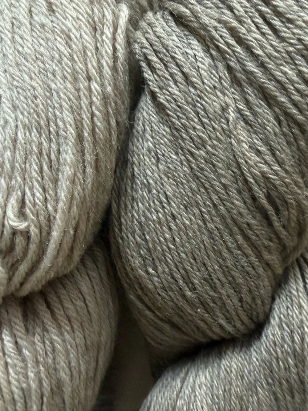 Cloudborn Fibers Merino Superwash Sock Twist Yarn - Shaela Heather/Taupe Heather